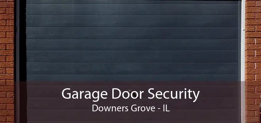 Garage Door Security Downers Grove - IL