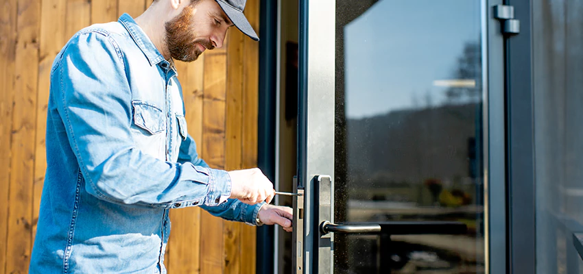 Frameless Glass Storefront Door Locks Replacement in Downers Grove, IL